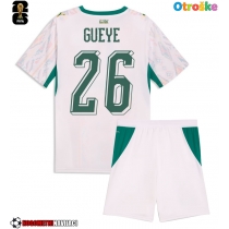 Otroške Nogometnih dresov Senegal Pape Gueye #26 Domači SP 2026 Kratki rokavi (+ hlače)